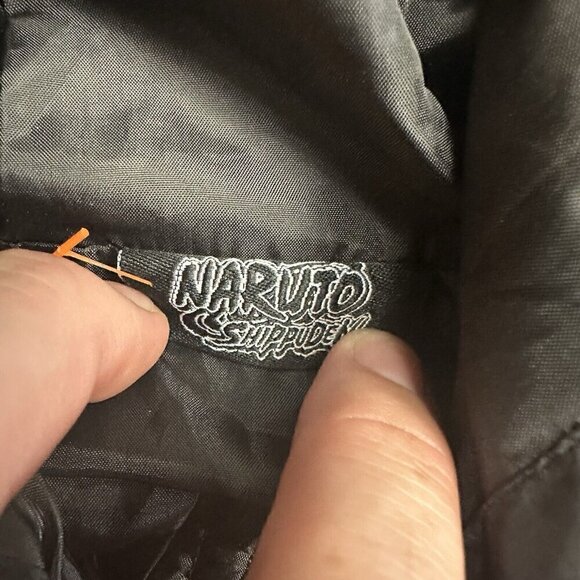 Naruto Shippuden men's Small hoodie jacket Windbreaker Uzumaki Ramen Anime - Picture 4 of 7
